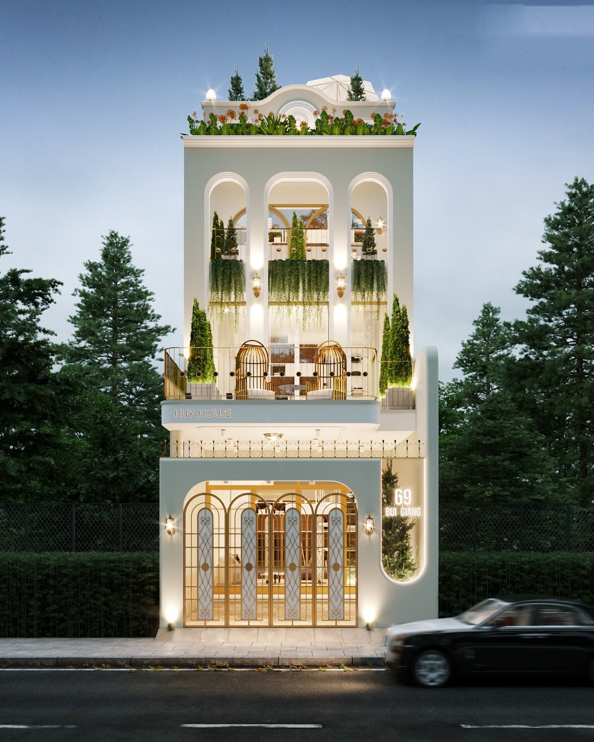 Nhà Phố Kết Hợp Studio