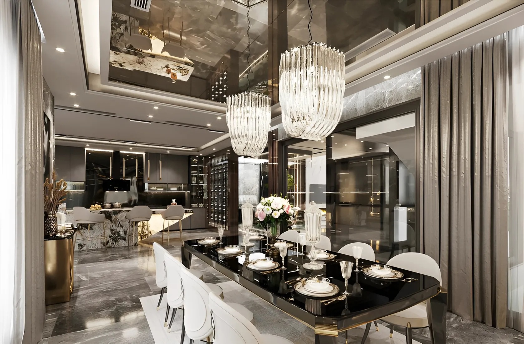 Thiết Kế Nội Thất Phong Cách Luxury 