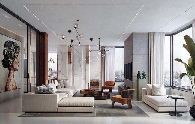 Thiết Kế Nội Thất tối giản