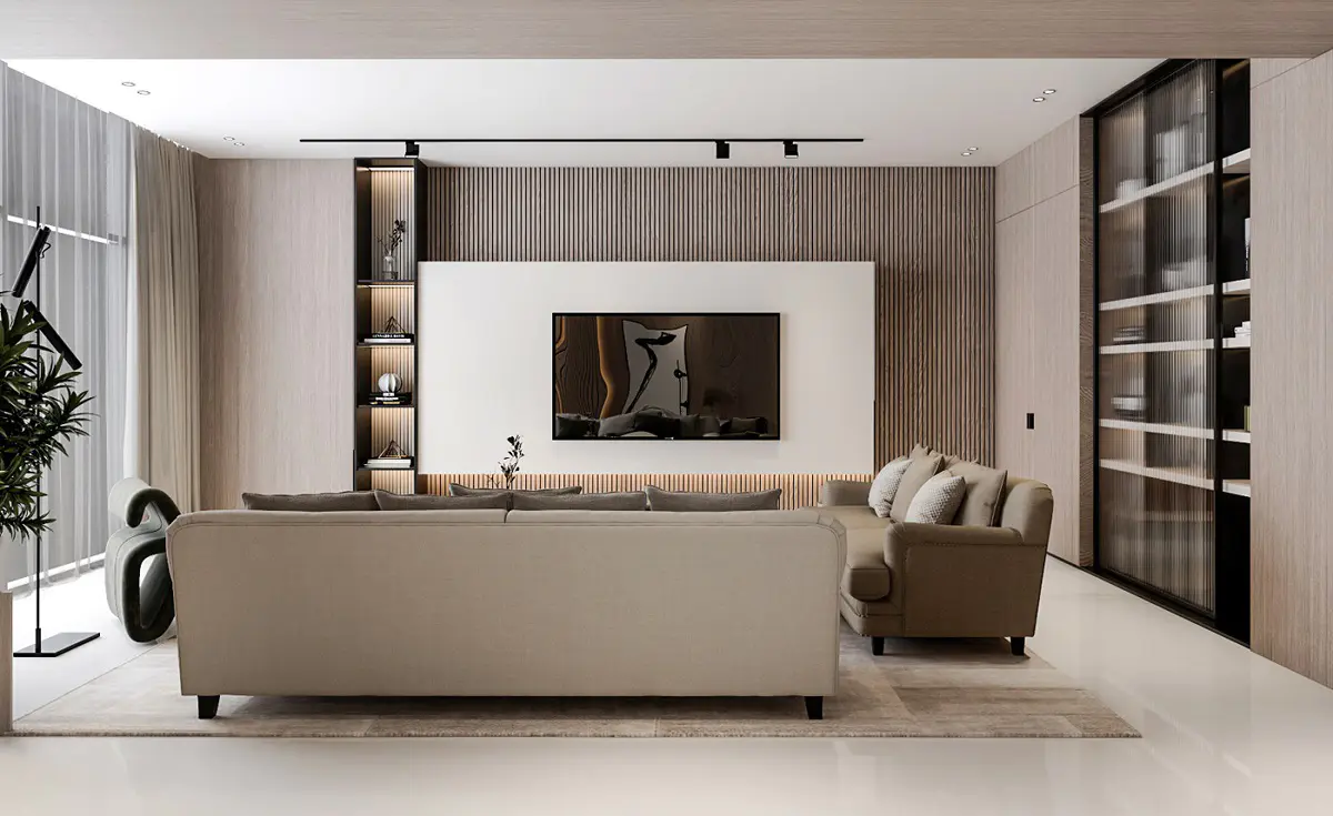 Thiết Kế Nội Thất tối giản