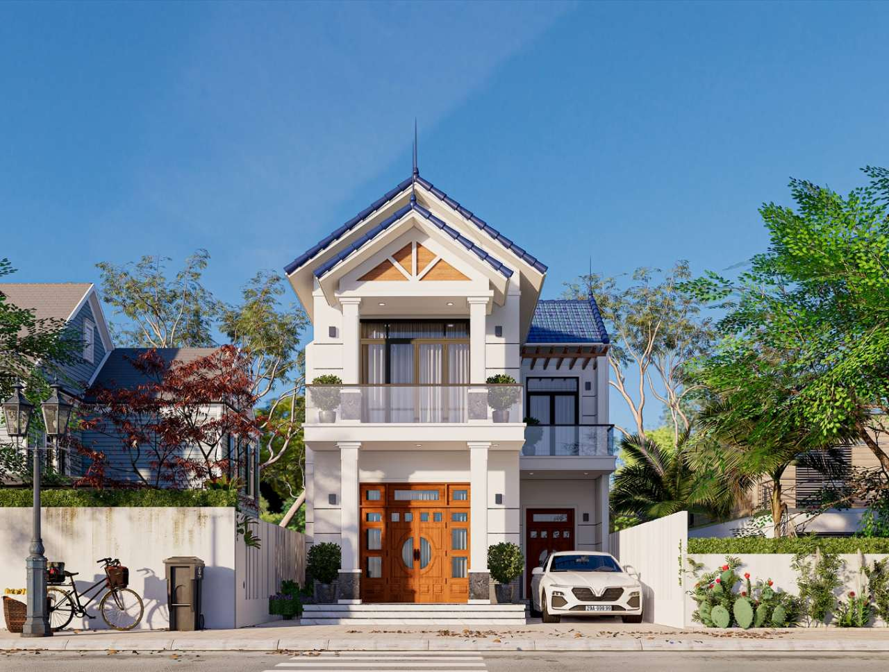 50+ Mẫu thiết kế nhà 2 tầng mái thái đẹp nhất (kèm báo giá)